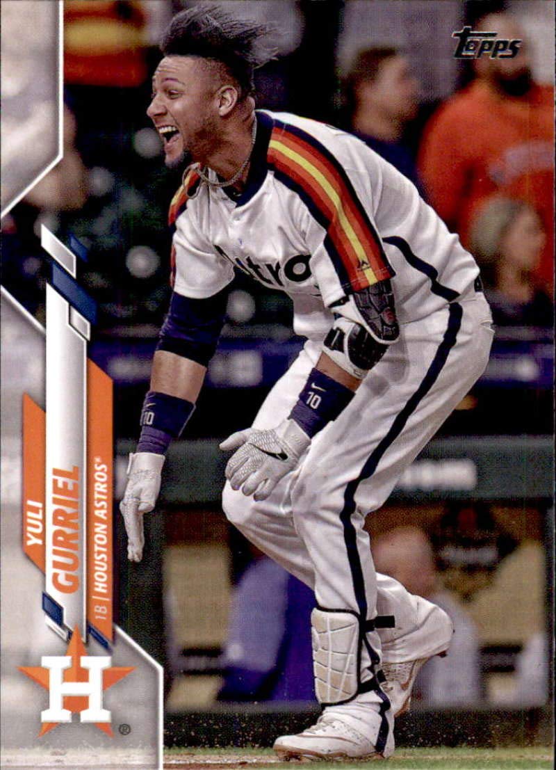 2020 Topps #289 Yuli Gurriel Houston Astros MLB Baseball Trading Card