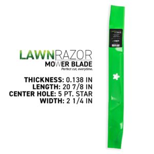 8TEN LawnRAZOR Mower Blade Set for AYP Husqvarna LT LTH 130 1542 1842 42 Inch Deck 134149 138971 138498 532134149 (Mulching)