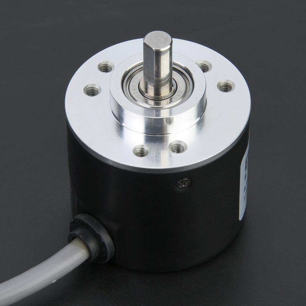 5-26V DC Incremental Rotary Encoder, E6B2-CWZ6C 38mm Diameter NPN Open-collector Output ABZ 3 Phase General-purpose Rotary Encoder with 2m Wiring Wire(300P/R)