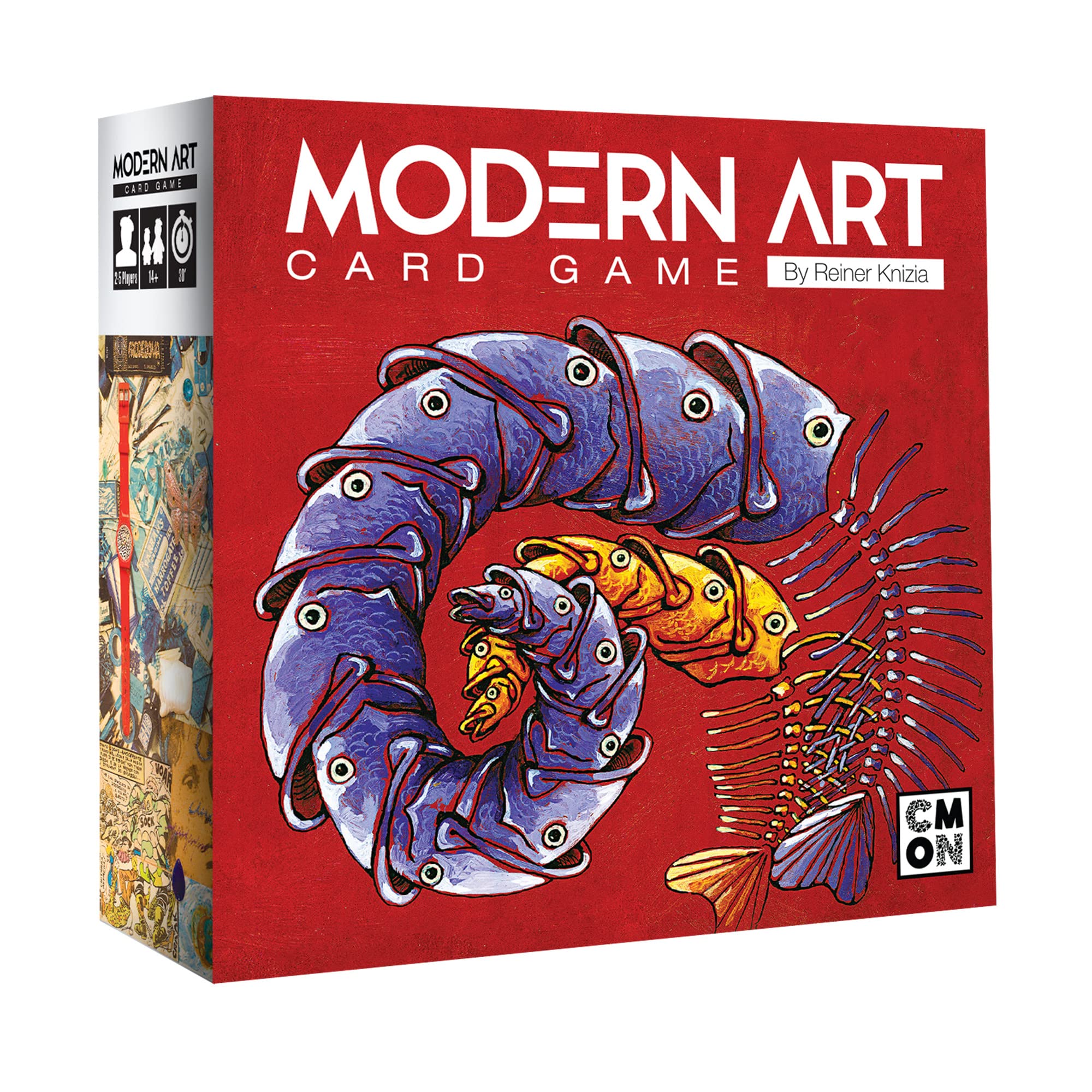 CMON Modern Art: The Card Game - A Thrilling Auction Game for Art Enthusiasts, Fun Family Game for Kids and Adults, Ages 14+, 2-5 Players, 30 Minute Playtime, Made