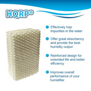 HQRP 2-Pack Wick Filter Compatible with Emerson Kenmore HDC-1 HDC1 14910 32-14910 fits HD07W HD08W HD12W HD12W1 HD6000 HD8000 29960 29970 Series Console Humidifiers