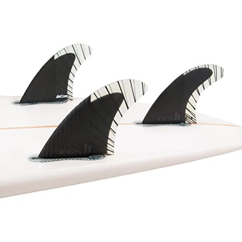 FCS II Reactor Performance Core Carbon Tri Fin Set - Black/Charcoal - M