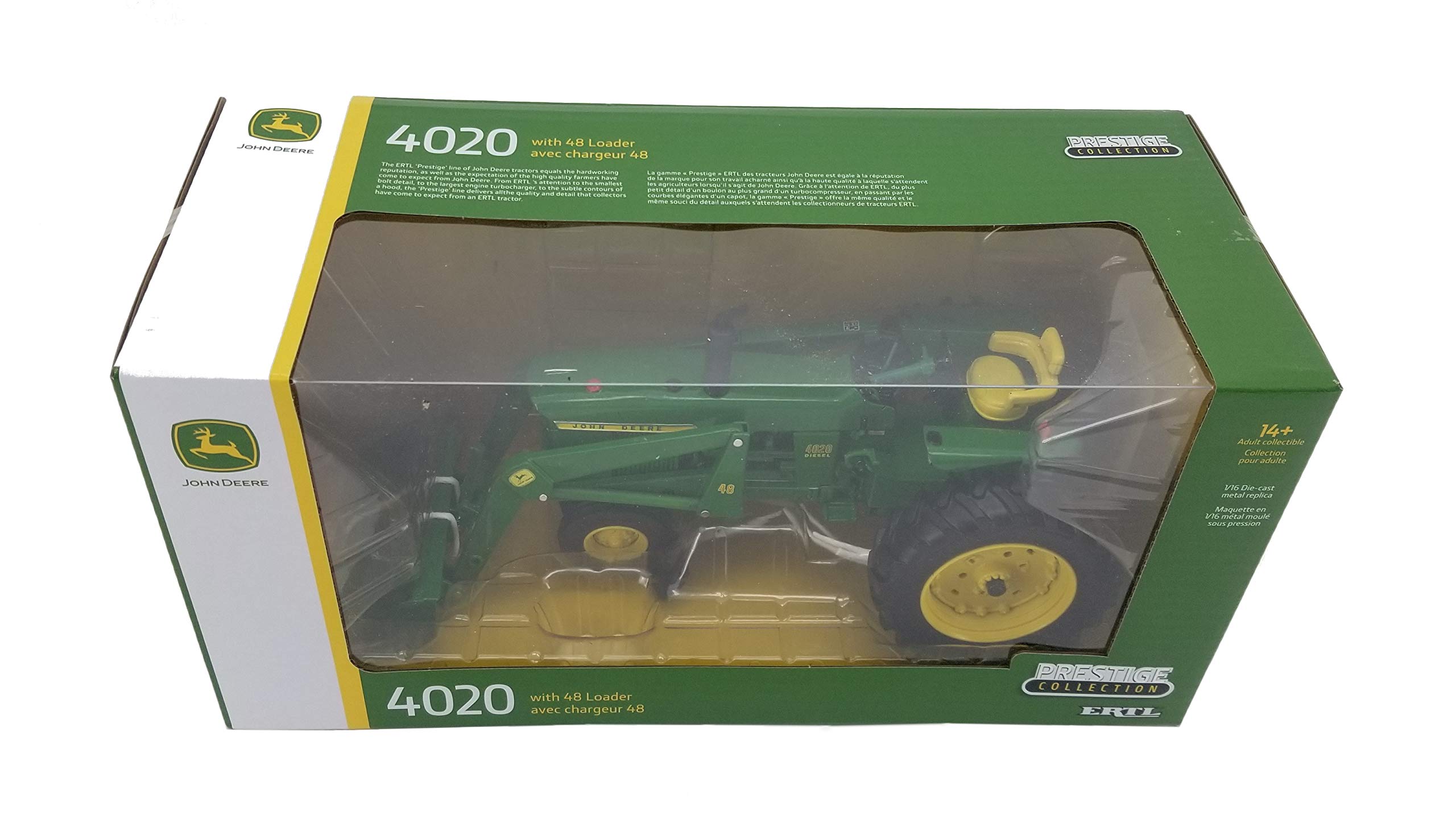 John Deere 1/16 Prestige Collection 4020 w/ 48 Loader Toy - LP71706