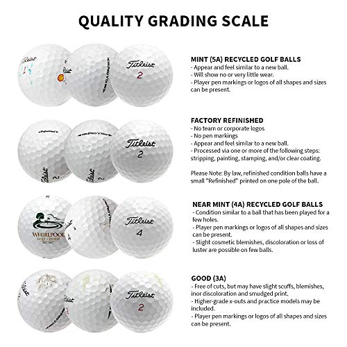 Kirkland Signature Golf Ball Mix - 50 Used Golf Balls (AAA Signature Ksig 3-Piece 4-Piece Golfballs), White (50PK 3)