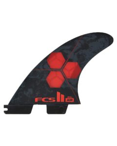 fcs ii am performance core tri fin set - red - small