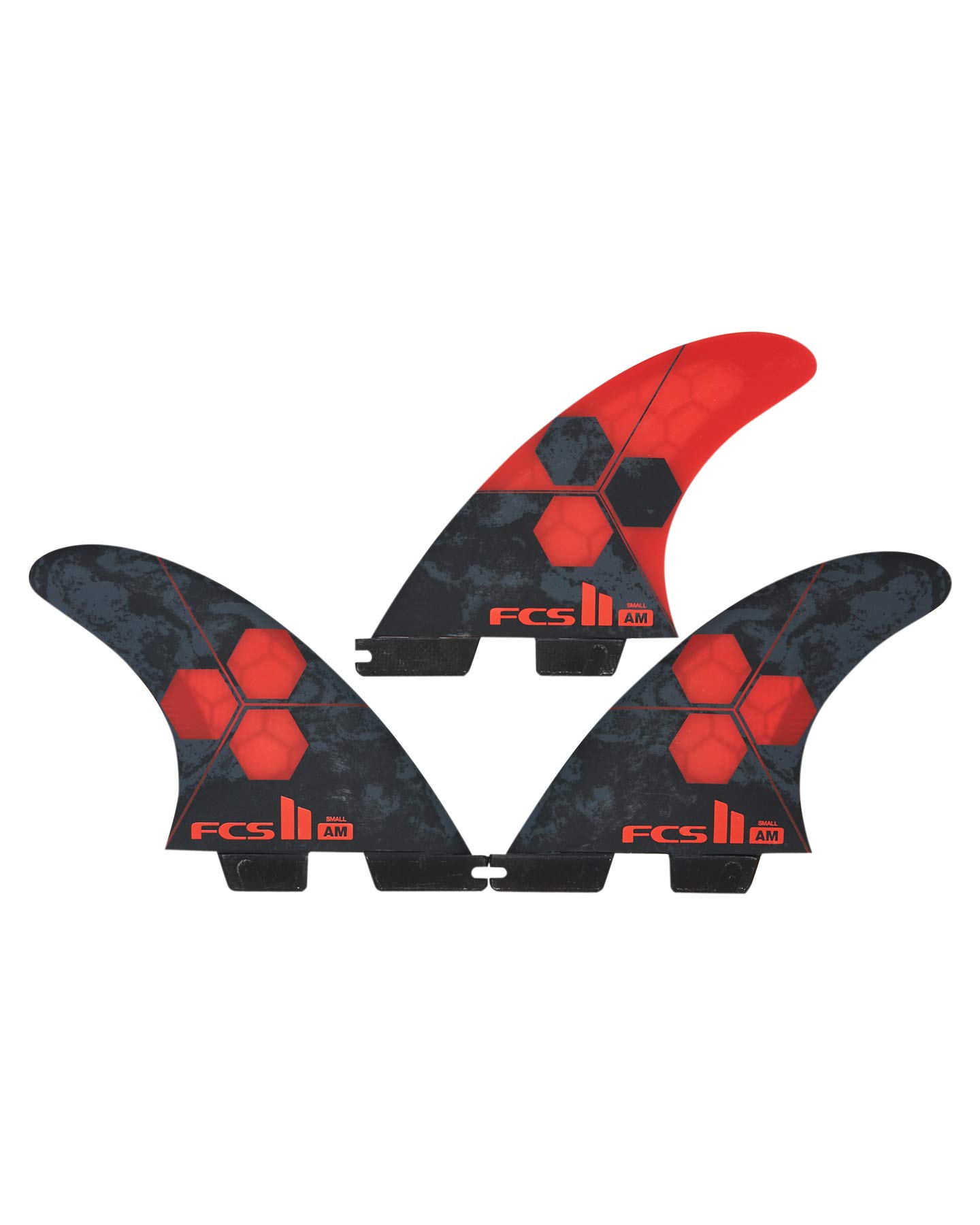 FCS II AM Performance Core Tri Fin Set - Red - Small