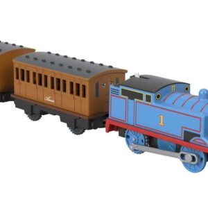 Thomas & Friends Thomas Annie & Clarabel, battery-powered motorized toy train for preschool kids 3 years and up [Amazon Exclusive]