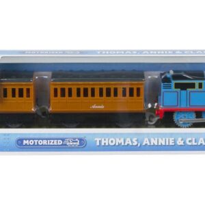 Thomas & Friends Thomas Annie & Clarabel, battery-powered motorized toy train for preschool kids 3 years and up [Amazon Exclusive]