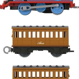 Thomas & Friends Thomas Annie & Clarabel, battery-powered motorized toy train for preschool kids 3 years and up [Amazon Exclusive]