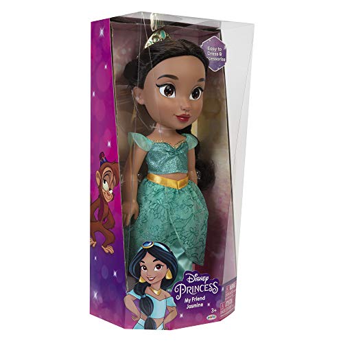 Disney Princess My Friend Jasmine Doll 14" Tall Includes Removable Outfit and Tiara