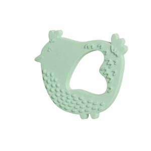 manhattan toy chick textured silicone teether multi