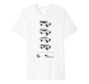 ford bronco 1966 convert premium t-shirt
