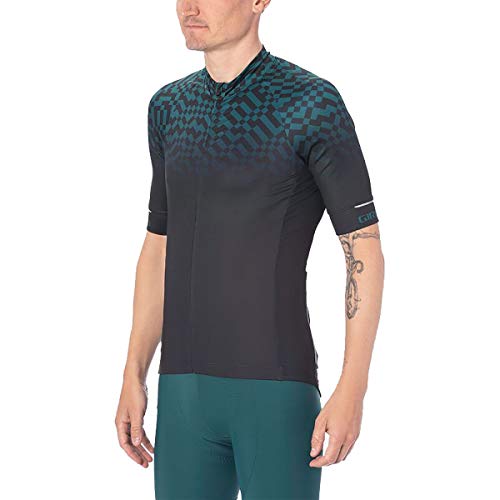 Giro Men Chrono Expert Jersey Adult Cycling Apparel - True Spruce Diffuse (2020), Small