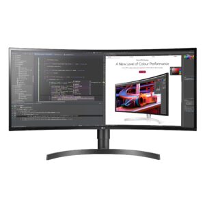 lg 34wl85c-b 34 inch ultrawide curved wqhd ips monitor with hdr 10 (renewed)