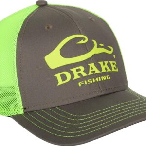 Drake Waterfowl DPF Stretch Fit Cap Heather/White L/XL