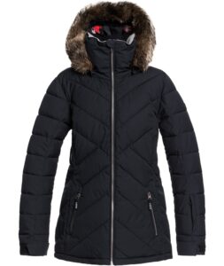 roxy quinn snow jacket true black 2 sm (us 3-5)