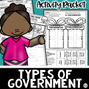 types of government activity packet (ss6cg1, ss6cg2, ss6cg3, ss6cg4)