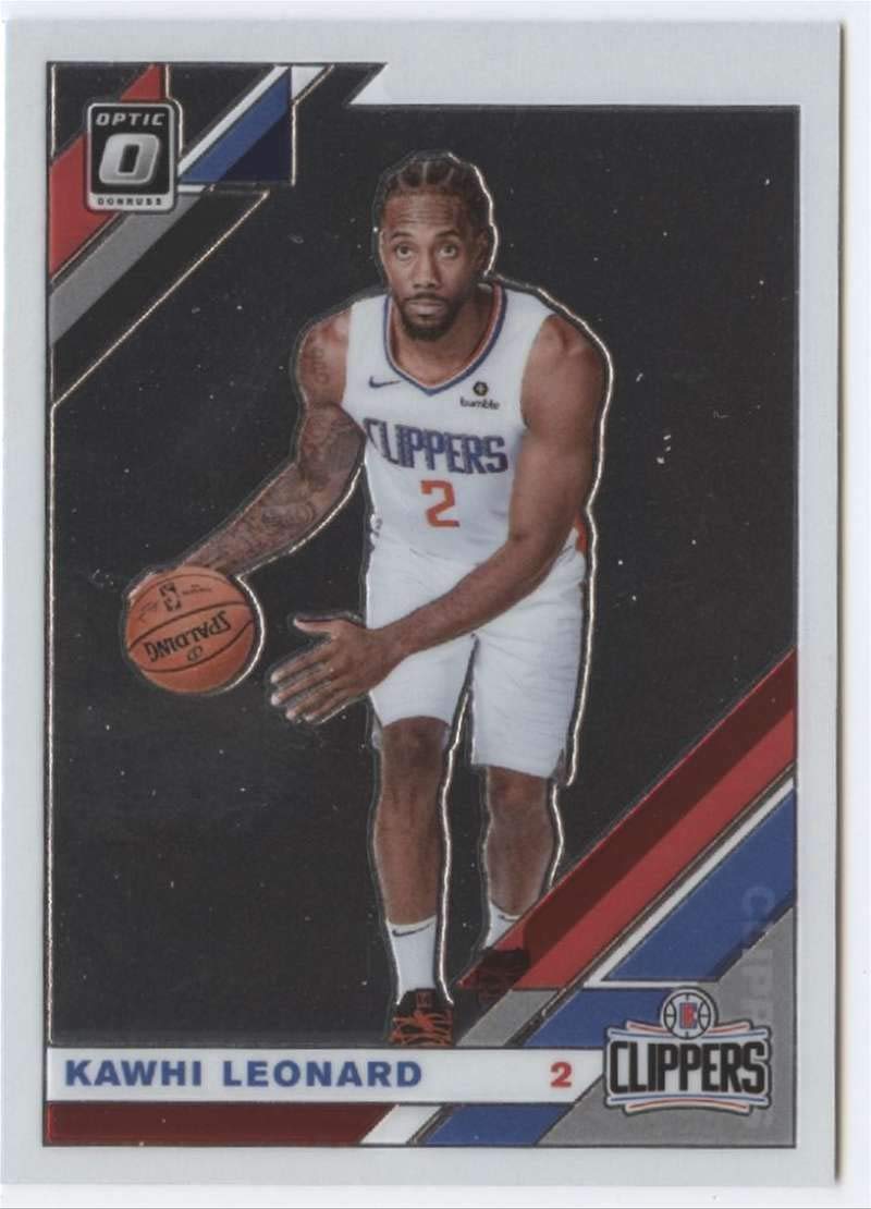 2019-20 Donruss Optic #30 Kawhi Leonard Los Angeles Clippers Basketball Card