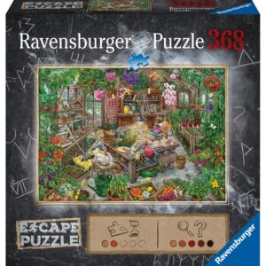 Ravensburger Escape Puzzle - The Cursed Greenhouse 368 Piece Jigsaw Puzzle for Kids and Adults Ages 12 and Up - 16530 - an Escape Room Experience in Puzzle Form