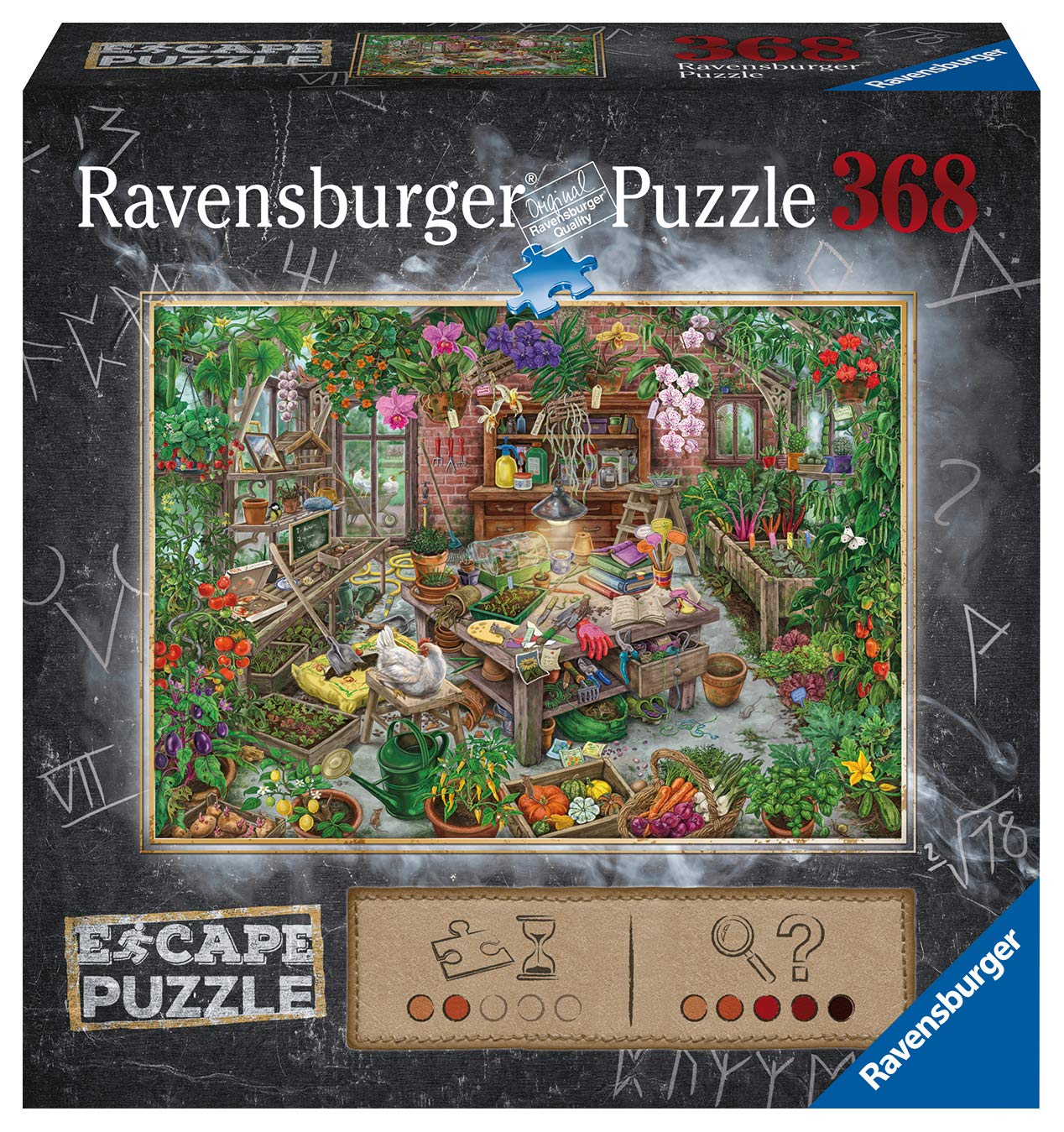 Ravensburger Escape Puzzle - The Cursed Greenhouse 368 Piece Jigsaw Puzzle for Kids and Adults Ages 12 and Up - 16530 - an Escape Room Experience in Puzzle Form