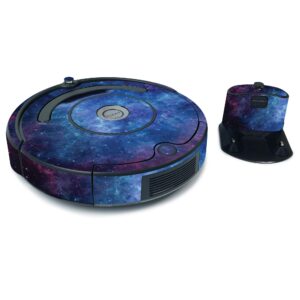 mightyskins skin for irobot roomba 675 max coverage - nebula | protective, durable, and unique vinyl decal wrap cover | easy to apply, remove, and change styles | made in the usa, irro675-nebula