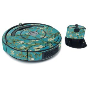 mightyskins skin for irobot roomba 675 max coverage - almond blossom | protective, durable, and unique vinyl decal wrap cover | easy to apply, remove, and change styles | made in the usa