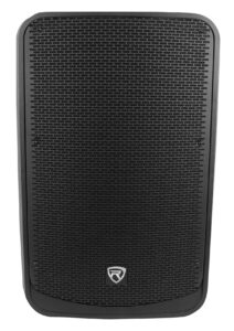 rockville titan 15 15" 2000w powered dj pa speaker/bluetooth/dsp/wireless link, black
