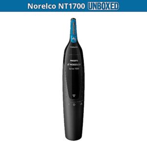 Philips Norelco Series 1000 Nosetrimmer NT1700 for Nose, Ear and Eyebrow Hair Trimming with ProtecTube Technology & Ultra Precise and Sharp Cutting Slots - (Unboxed)