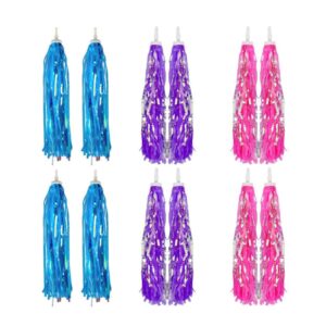 nuobesty colourful bike streamers handlebar tassel ribbons pendant accessories grips tassels for diy decor kids bicycle 12pcs