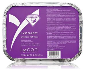 lycon wax ~ lycojet lavender 1kg / 35oz strip-less wax