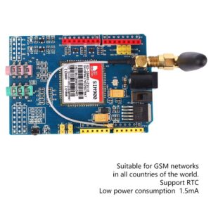 Module,Development Board Module Kit,5~26V SIM Development Module,Fit for SIM900 850/900/1800/1900 MHz GPRS/GSM,Quad-Band 850/900/ 1800/1900 MHz - Would Work on GSM Networks