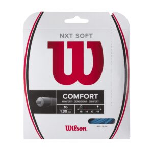 wilson nxt soft 16 tennis string - set, bright blue