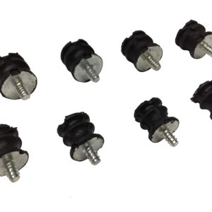 ENGINERUN 501699401 (8 PCS) AV Mount Isolator Buffer Compatible with Husqvarna Chainsaw 61 66 266 268 272 xp 272xp Jonered 625 630 Parts Fits for OEM 4 pcs Small 501699401 & 4 pcs Large 501628701