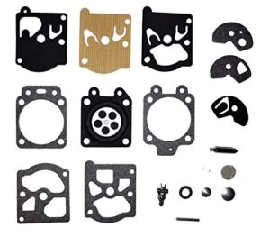 propart carb carburetor rebuild kit gasket diaphragm replaces walbro k10-wat compatible with husqvarna stihl mcculloch echo chainsaw edger trimmer