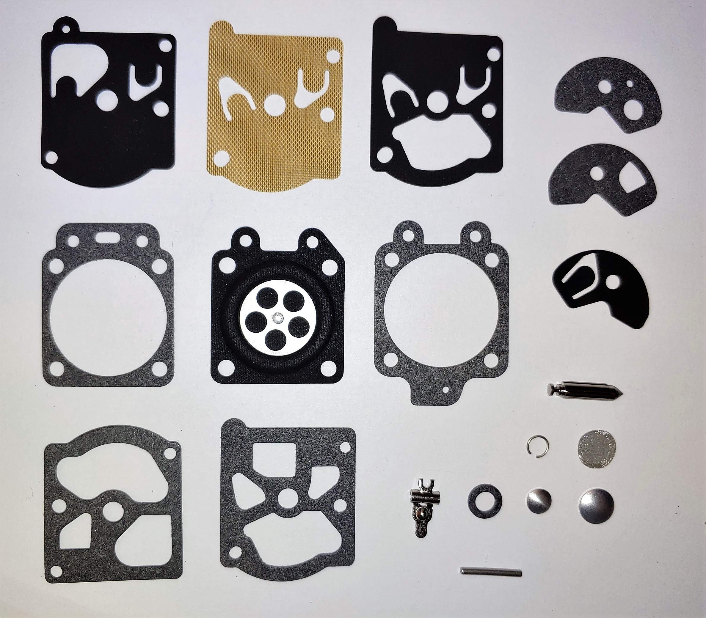 ProPart Carb Carburetor Rebuild Kit Gasket Diaphragm Replaces Walbro K10-WAT Compatible with Husqvarna Stihl McCulloch Echo Chainsaw Edger Trimmer