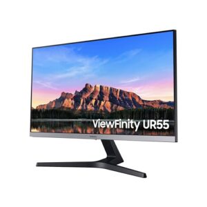 SAMSUNG 28-Inch ViewFinity UR55 Series 4K UHD IPS Computer Monitor, HDR10, AMD FreeSync, HDMI 2.0 and DisplayPort 1.2, Bezelless Display, Eye Care, LU28R550UQNXZA, 2023