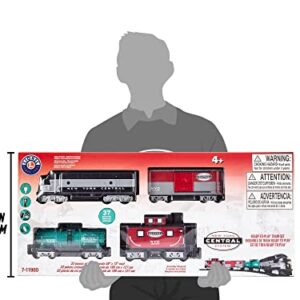 Lionel New York Central Ready-to-Play Set, Battery Powered Model Train Set with Remote