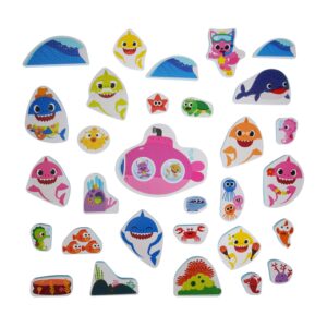 WowWee Baby Shark Official - Bath Time Stickers (30 Pack)