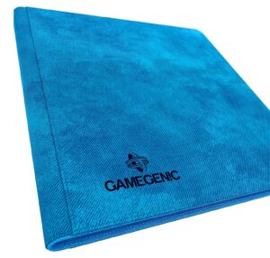 gamegenic blue 24-pocket zip-up album, 480 card capacity