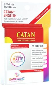 gamegenic matte catan sleeves (56 x 82mm) (gg1073)