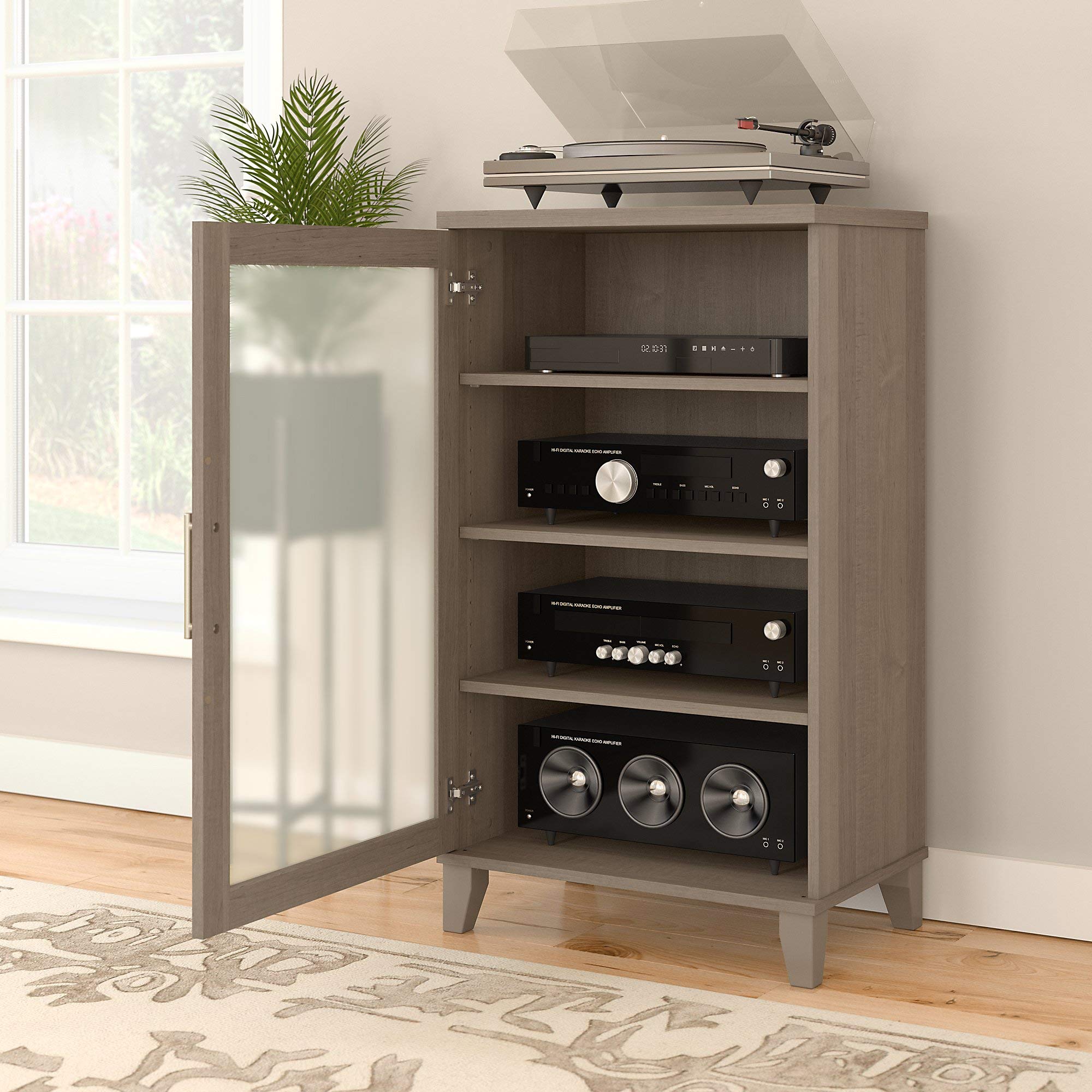 Bush Furniture Somerset Media Accent Cabinet