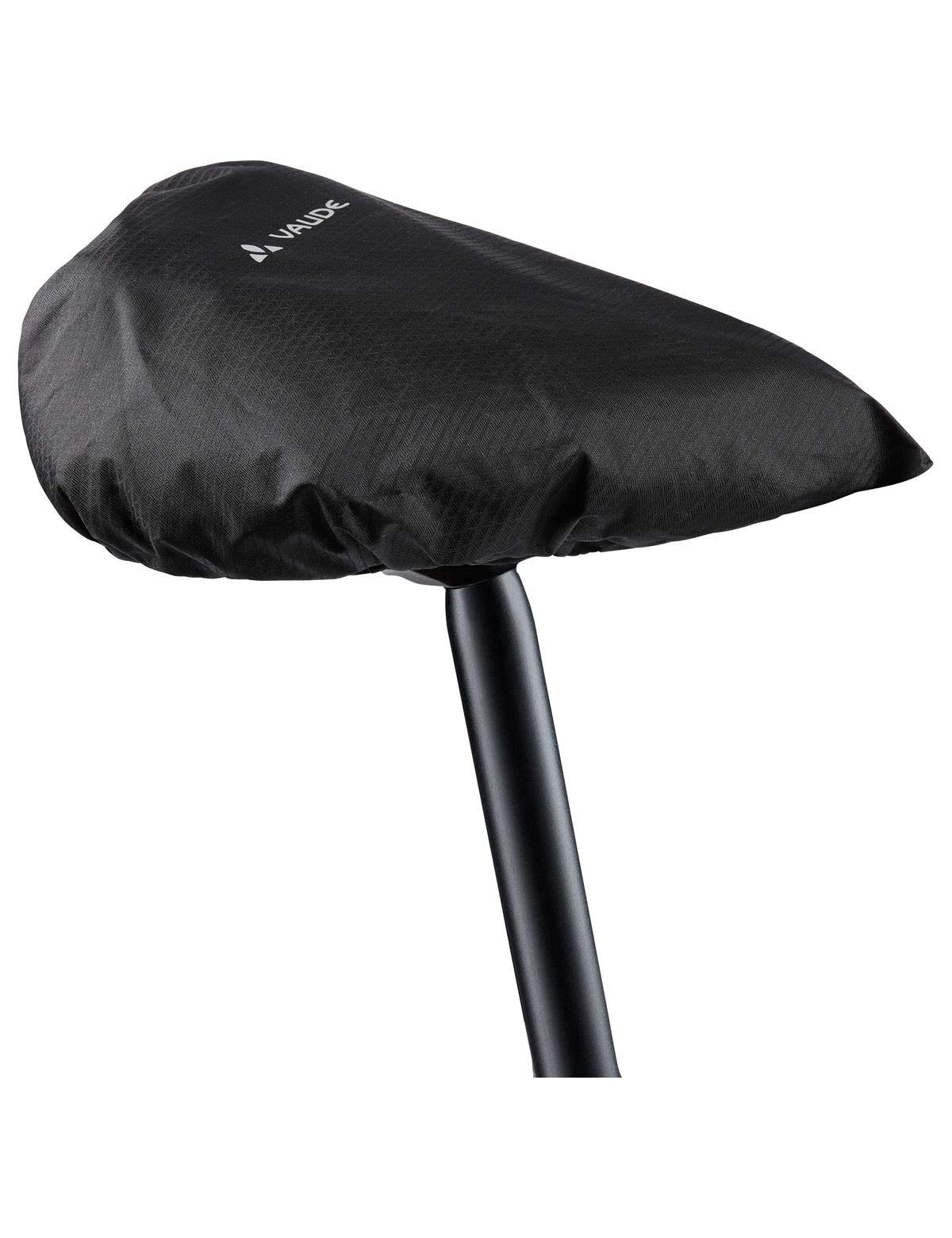 VAUDE Unisex_Adult Raincover for Saddles Rain Cover, Black, Standard Size