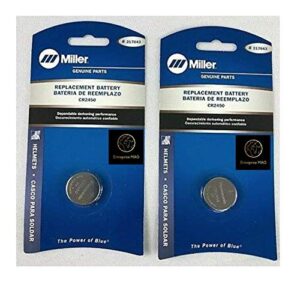 miller lithium helmet battery 217043 pack of 2