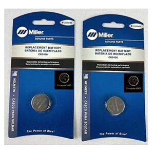 Miller Lithium Helmet Battery 217043 pack of 2