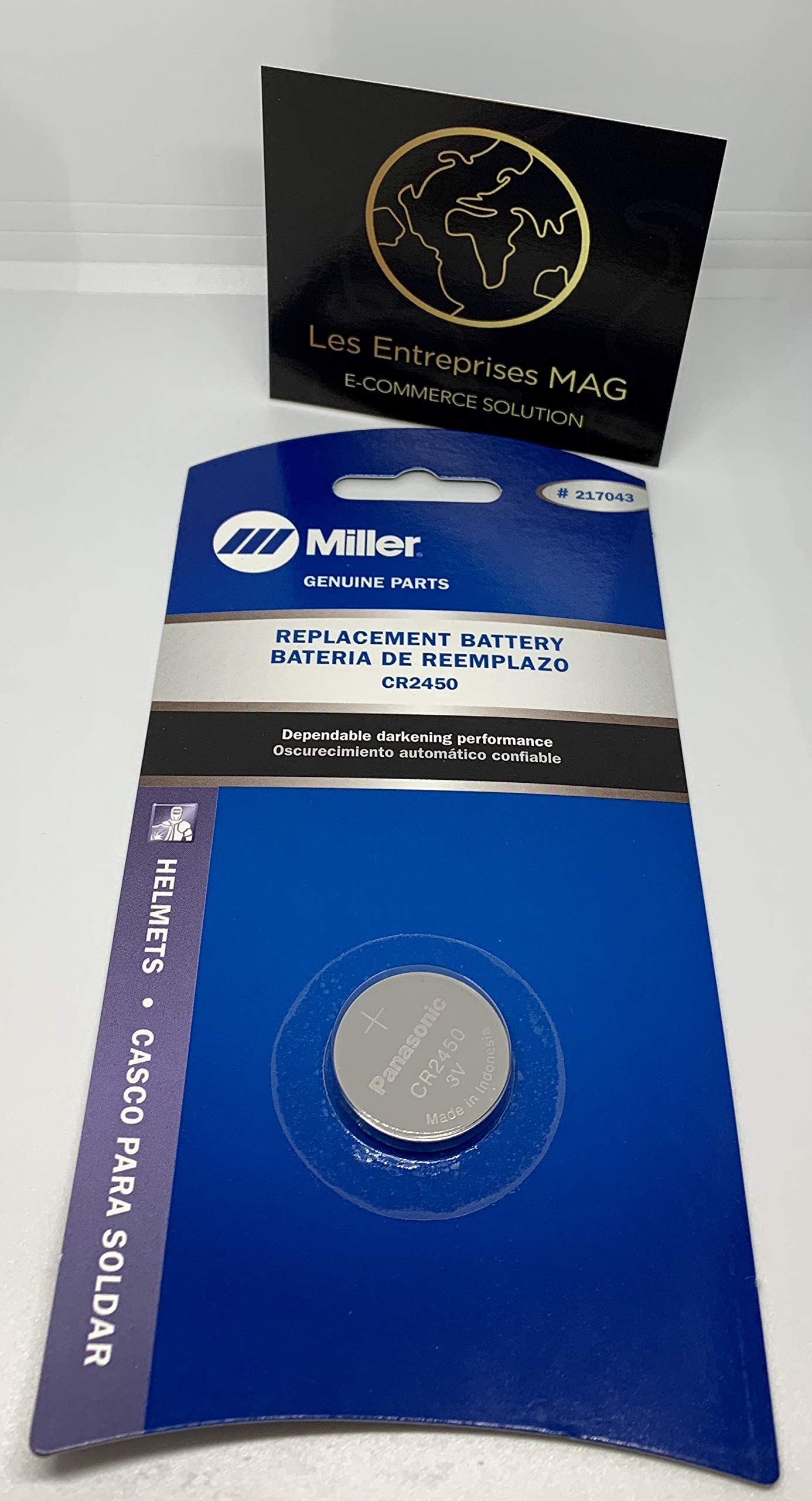 Miller Lithium Helmet Battery 217043 pack of 2