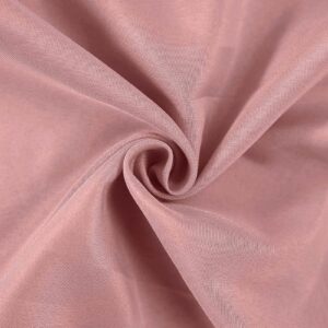 TABLECLOTHSFACTORY Pack of 5 Dusty Rose Premium 17" x 17" Washable Polyester Napkins Great for Wedding Party Restaurant Dinner Parties