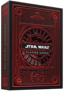 theory11 star wars playing cards - dark side (red)