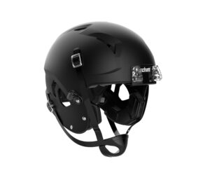 schutt sports vengeance a11 youth football helmet, football accessories, facemask not included, matte black, x-large