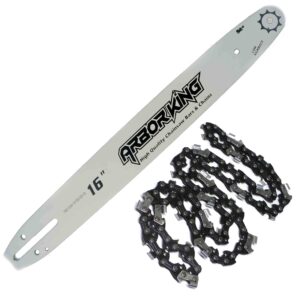 16” chainsaw bar & chain combo 3/8 .050 56 dl compatible with husqvarna/replaces 585422156, 596009756, 501959256, 501842156, 501847056