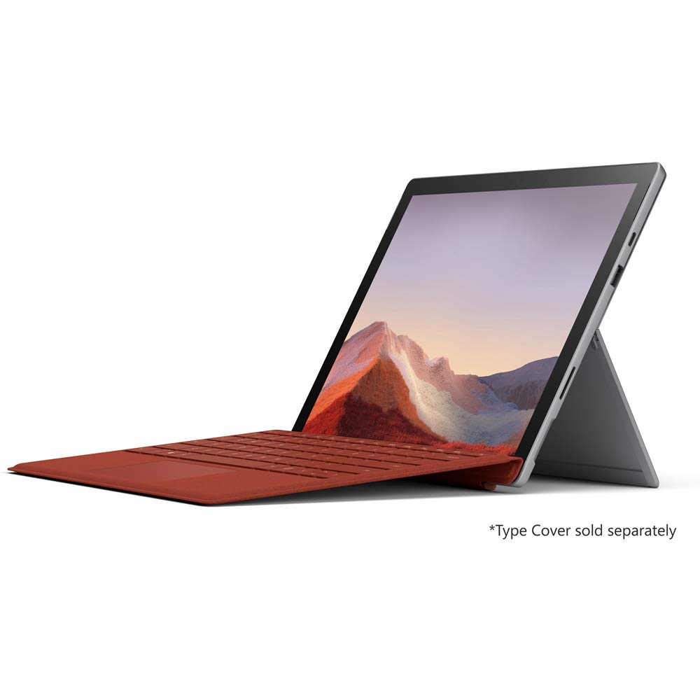 Microsoft VAT-00001 Surface Pro 7 12.3-inch Touch Intel i7-1065G7 16GB/512GB, Platinum Bundle Surface Dock, Surface Pro Signature Type Cover and Type-C Charge and Sync USB Cable